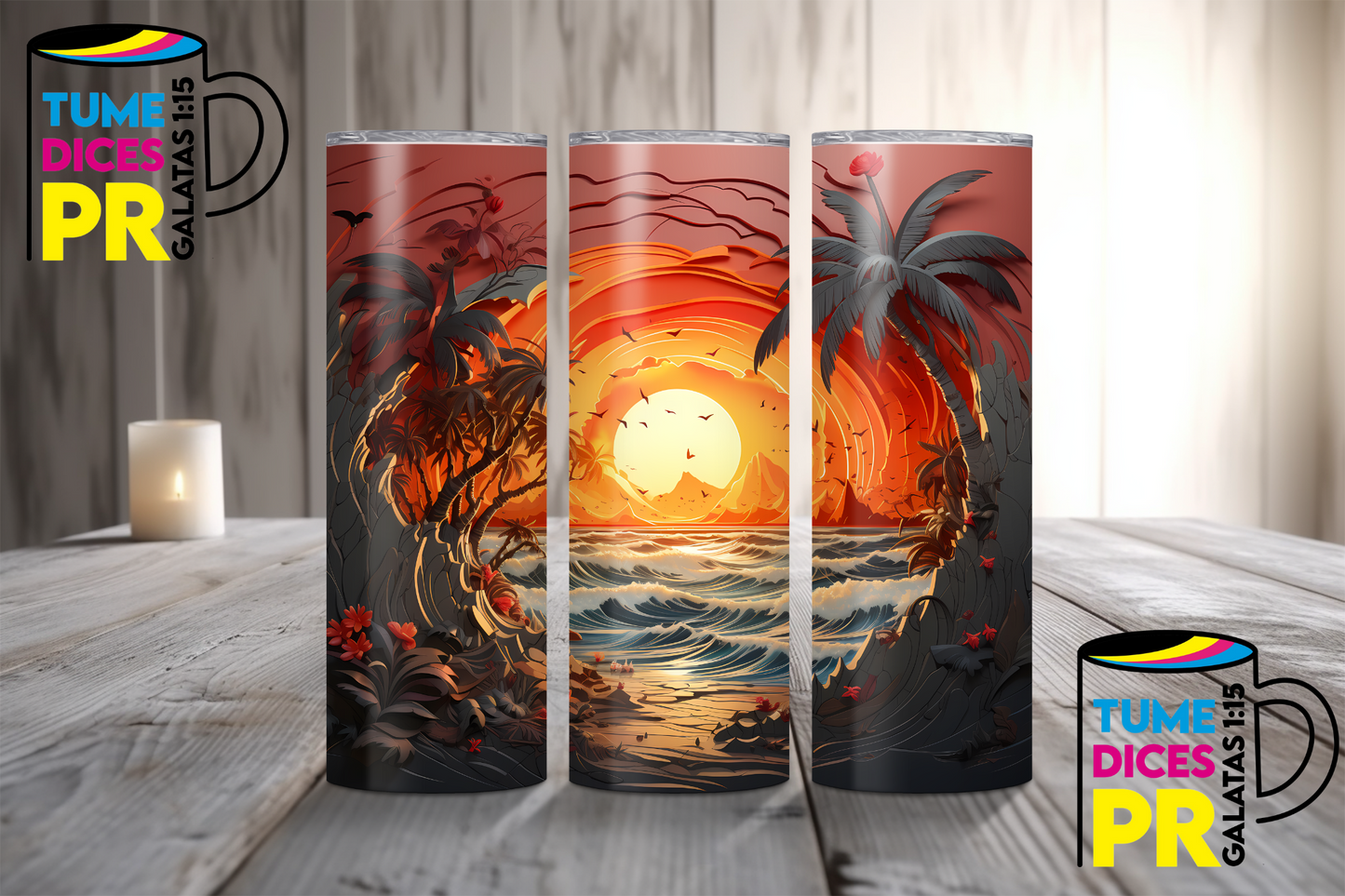 PAISAJES Skinny Tumbler
