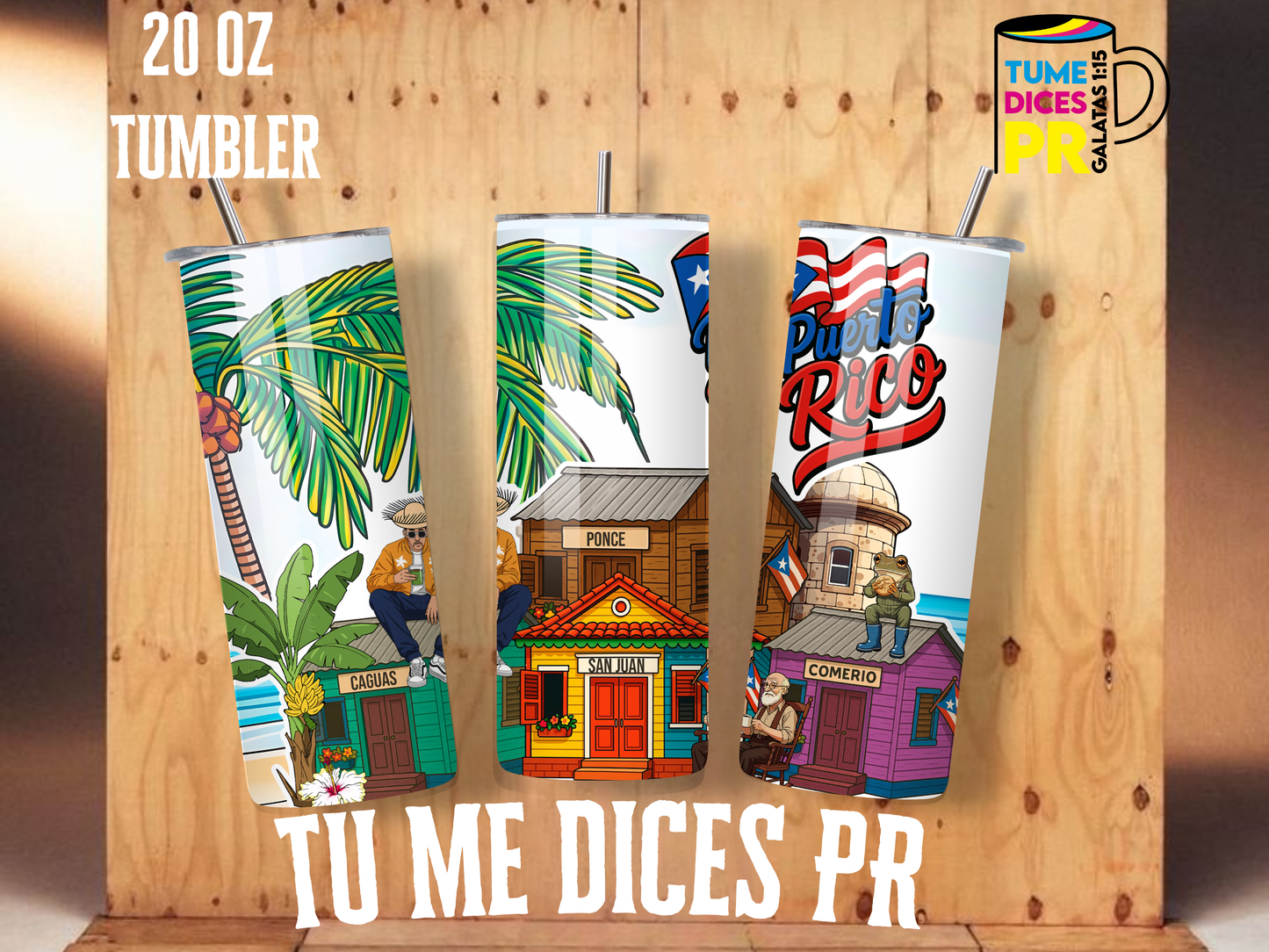 BAD BUNNY Skinny Tumbler