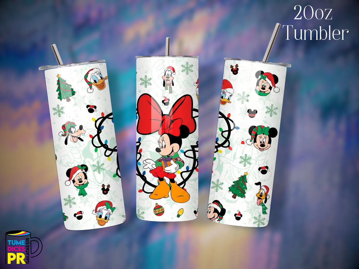 Tumbler Mundo Mágico 1 Skinny 20 oz | Personalizable | Mantiene frío y calor