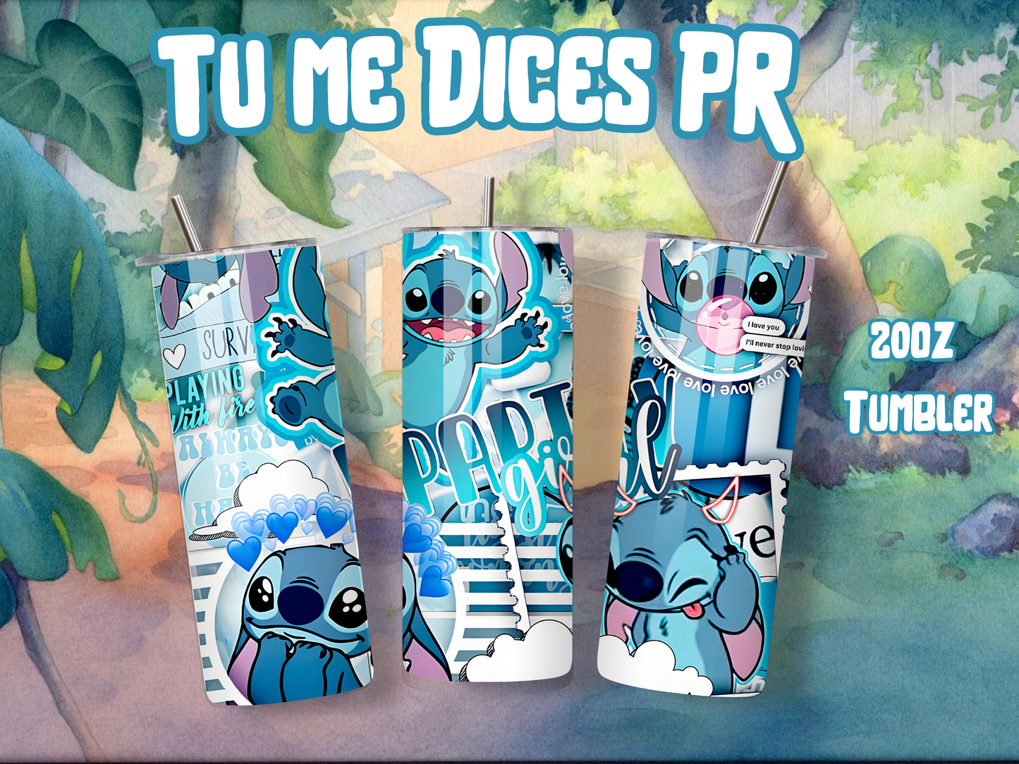 LILO & STITCH Skinny Tumbler