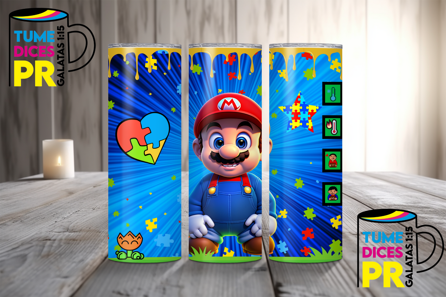MARIO BROS Skinny Tumbler