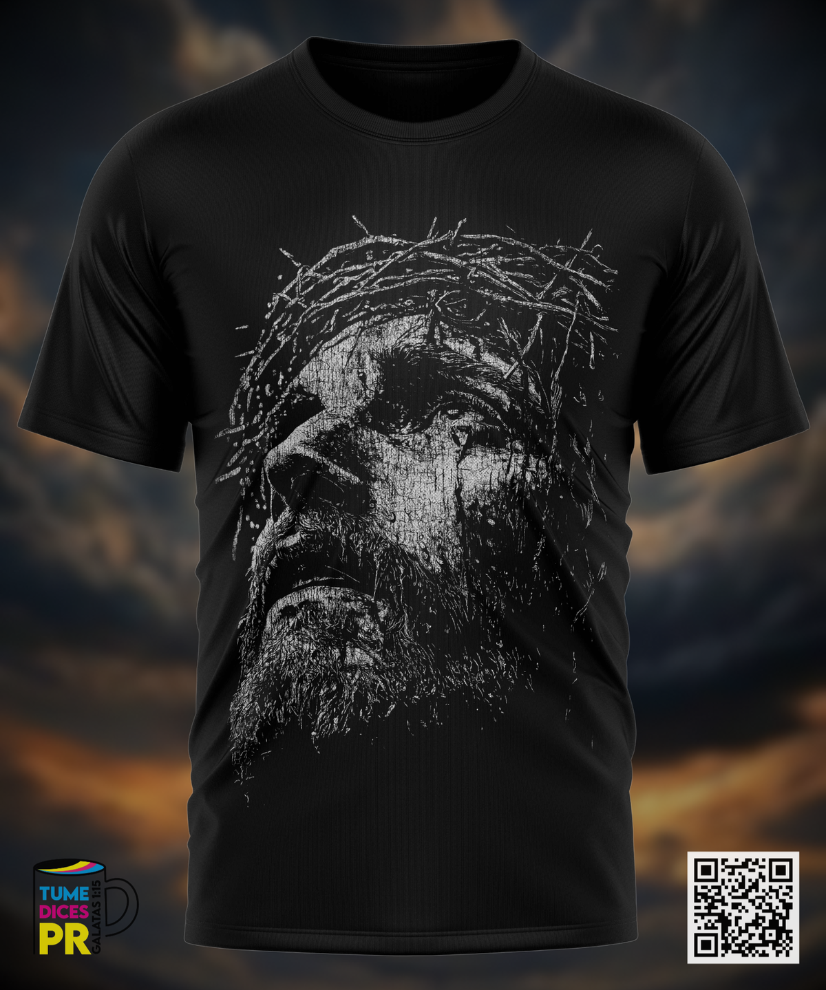 Camiseta JESUS | Algodón y poliéster | Tallas S–XL