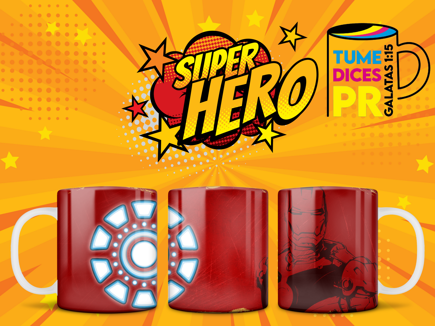 Taza Super Heroes