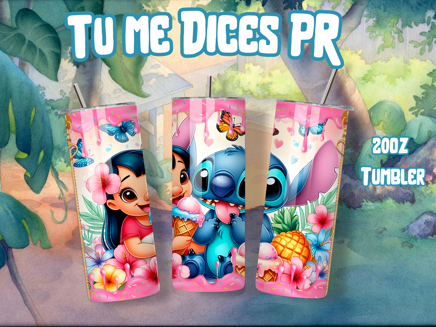 LILO & STITCH Skinny Tumbler