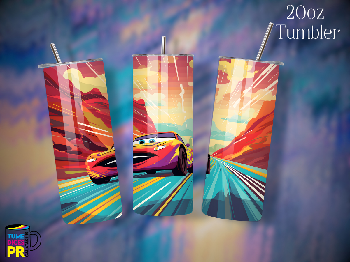 Tumbler Mundo Mágico 1 Skinny 20 oz | Personalizable | Mantiene frío y calor
