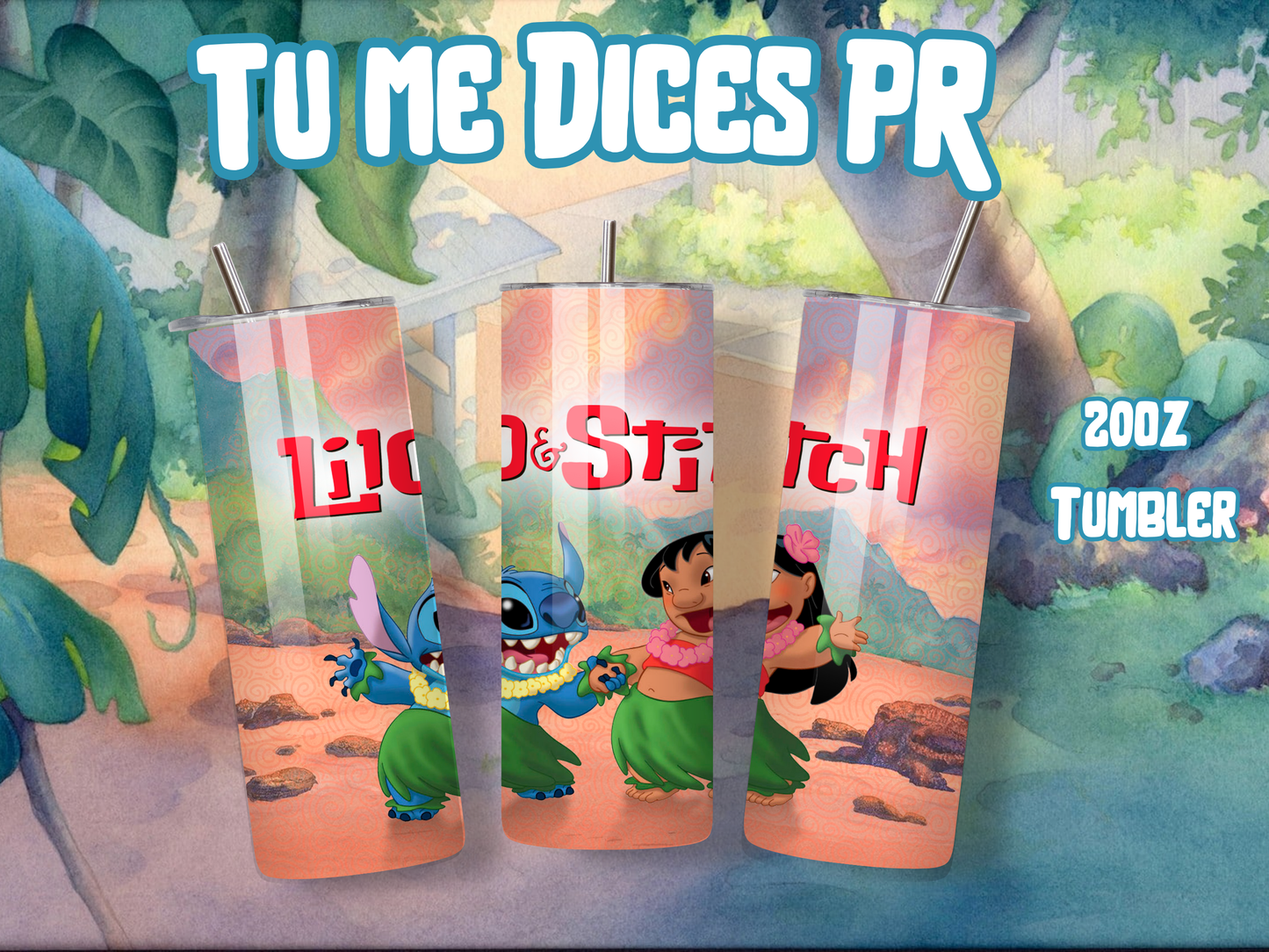 LILO & STITCH Skinny Tumbler