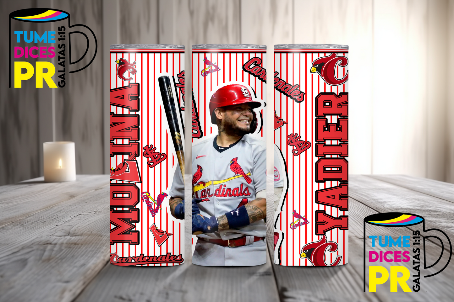 BASEBALL Skinny Tumbler