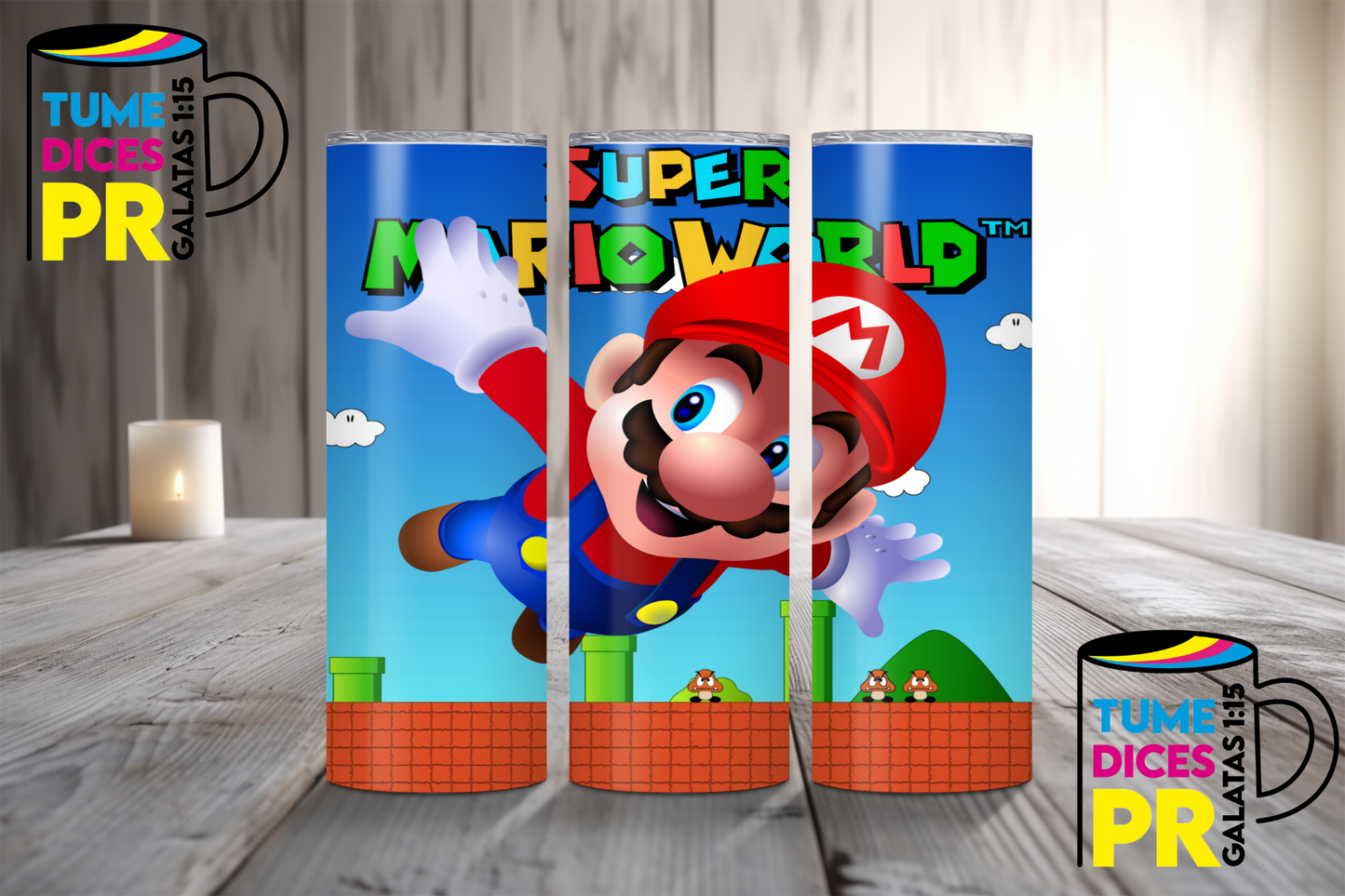 MARIO BROS Skinny Tumbler