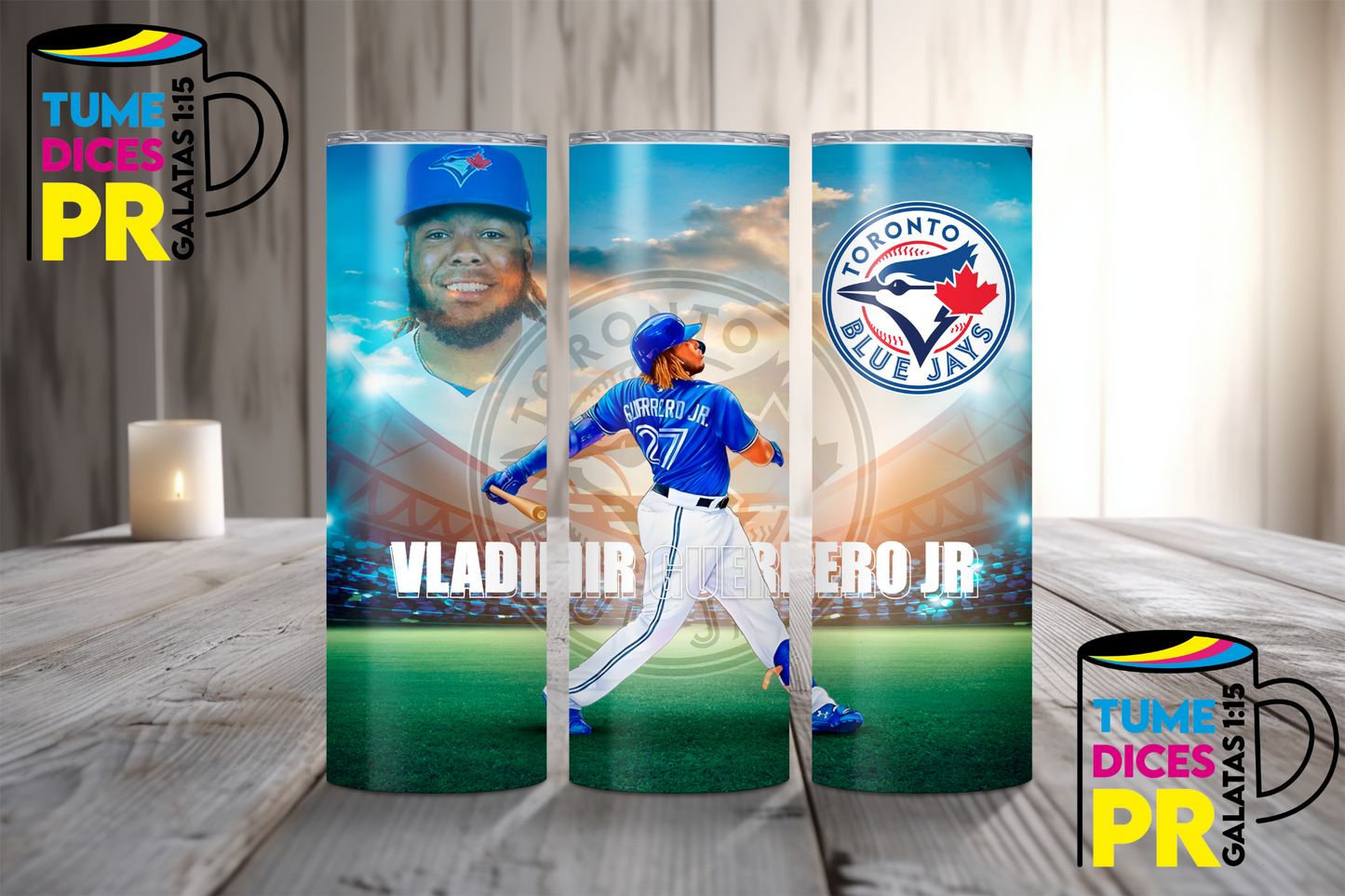 BASEBALL Skinny Tumbler