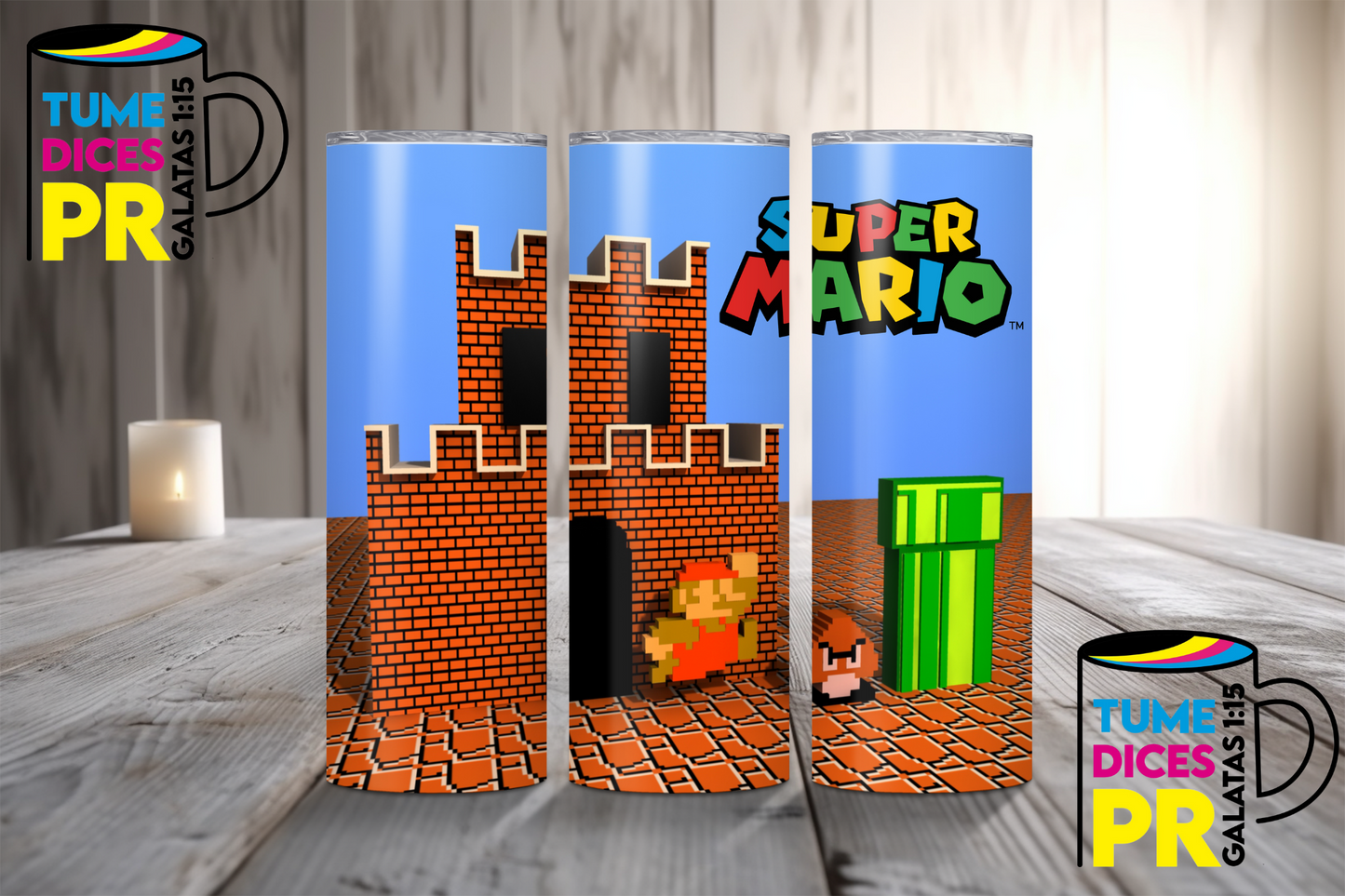 MARIO BROS Skinny Tumbler