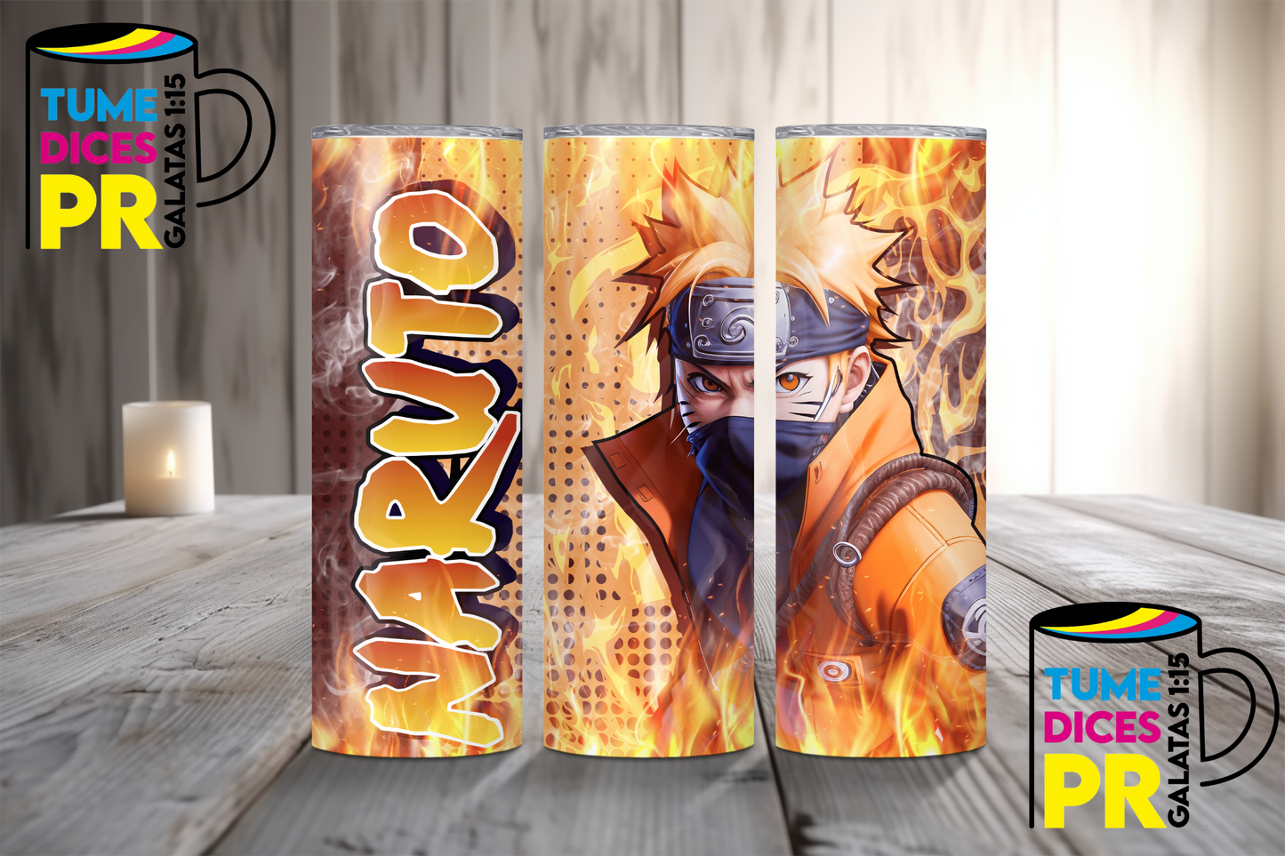 ANIME Skinny Tumbler