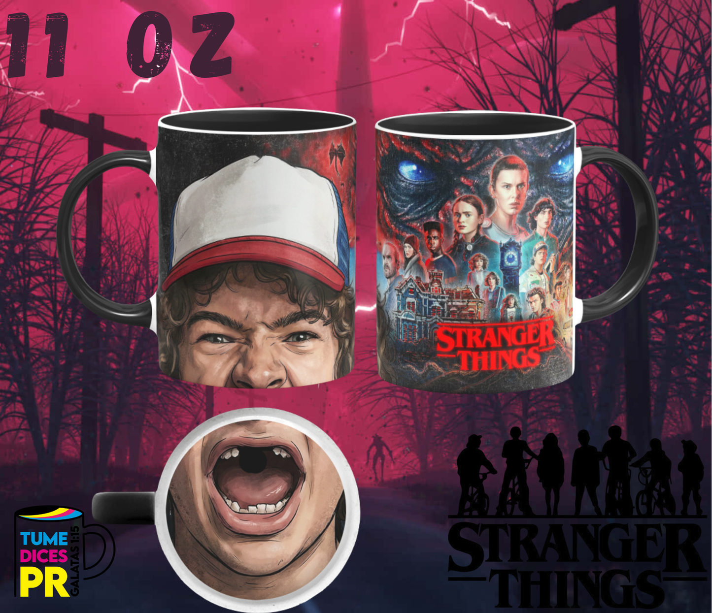 Taza STRANGER THINGS CON BOCA