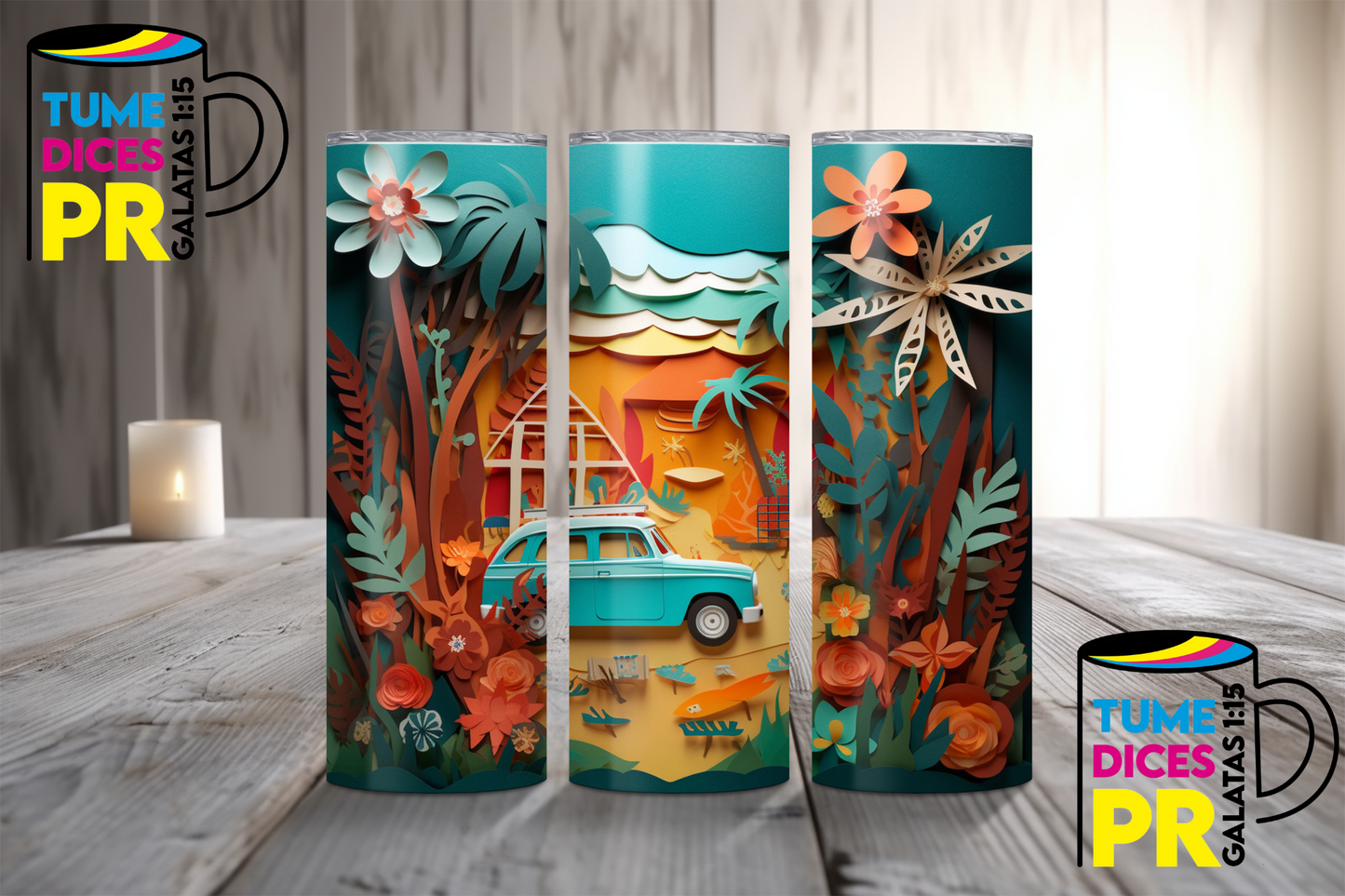 PAISAJES Skinny Tumbler