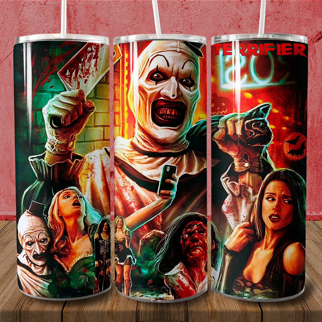 Terrifier Skinny Tumbler