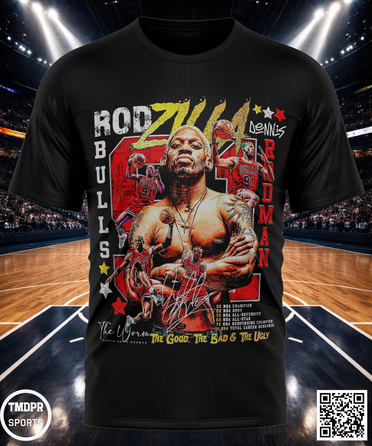 DENNIS RODMAN Camisetas