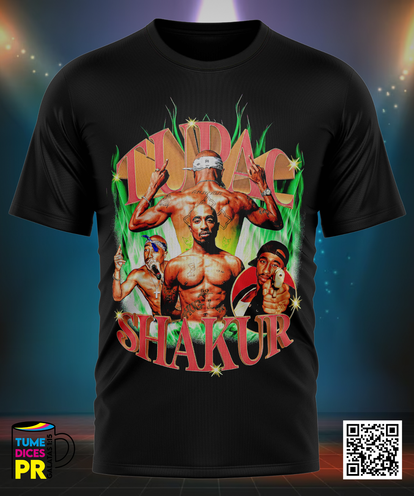 TUPAC Camiseta