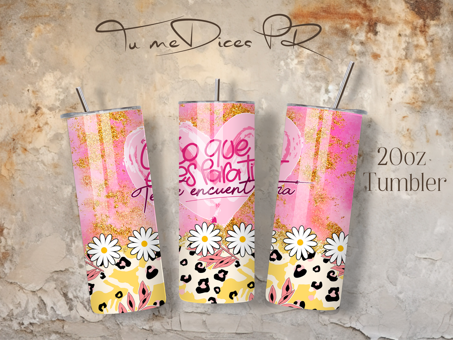 MENSAJES POSITIVOS Skinny Tumbler