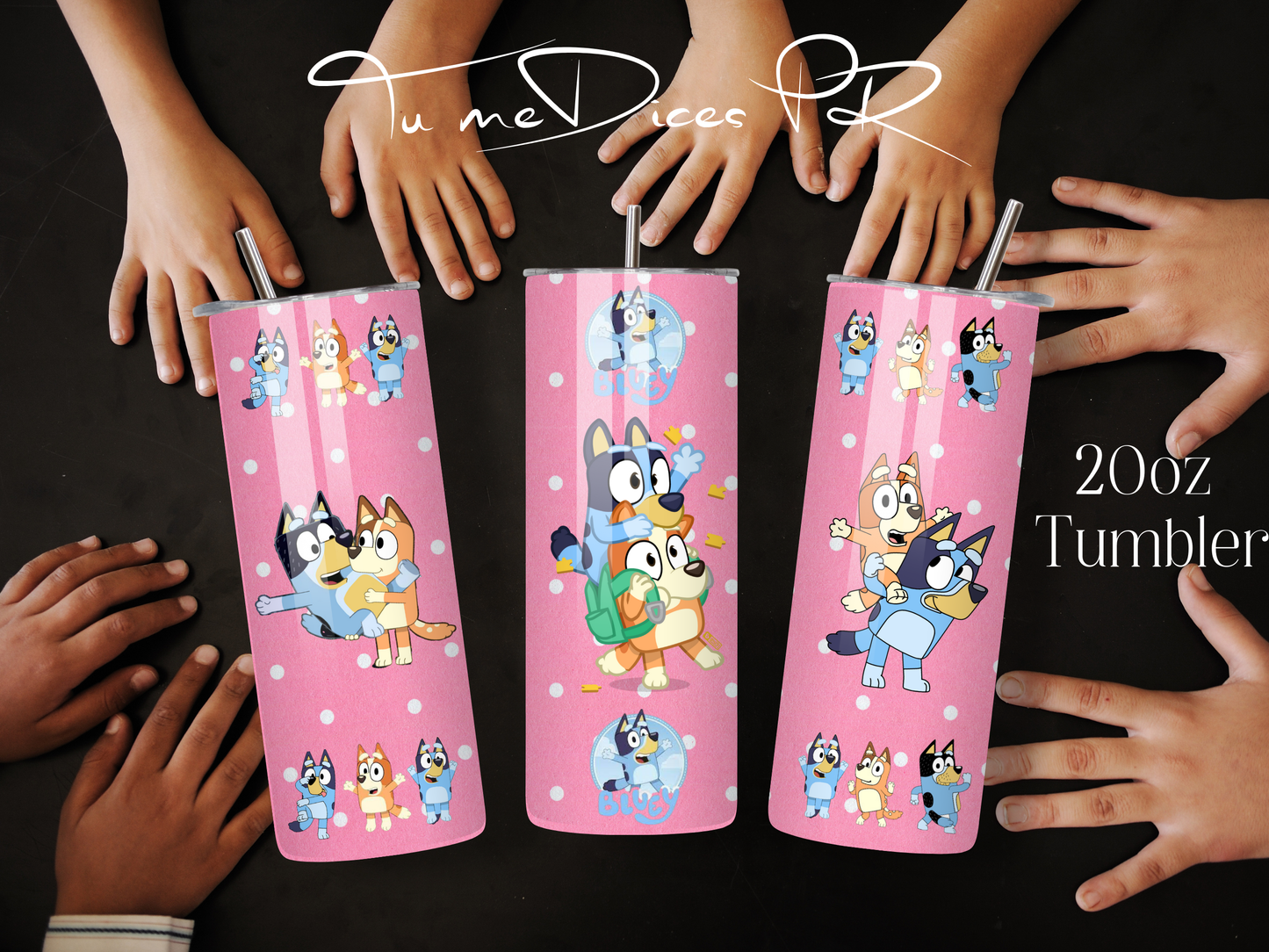 BLUEY Skinny Tumbler