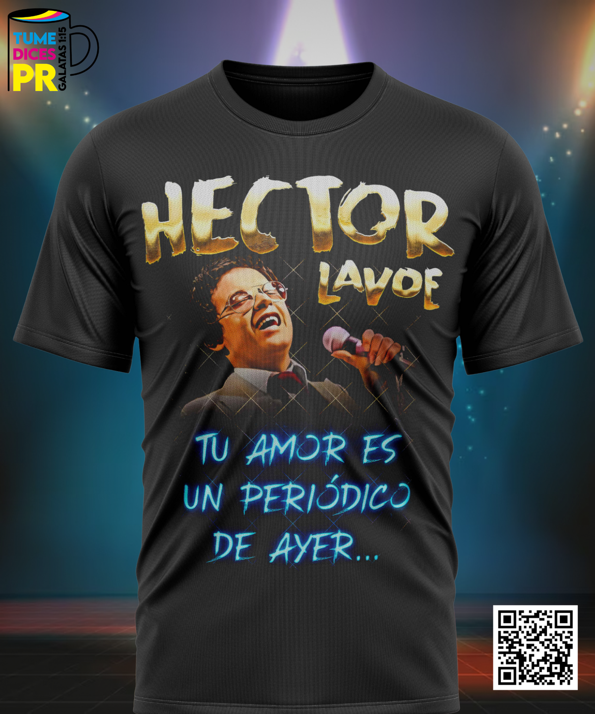Camiseta HECTOR LAVOE | Algodón y poliéster | Tallas S–XL