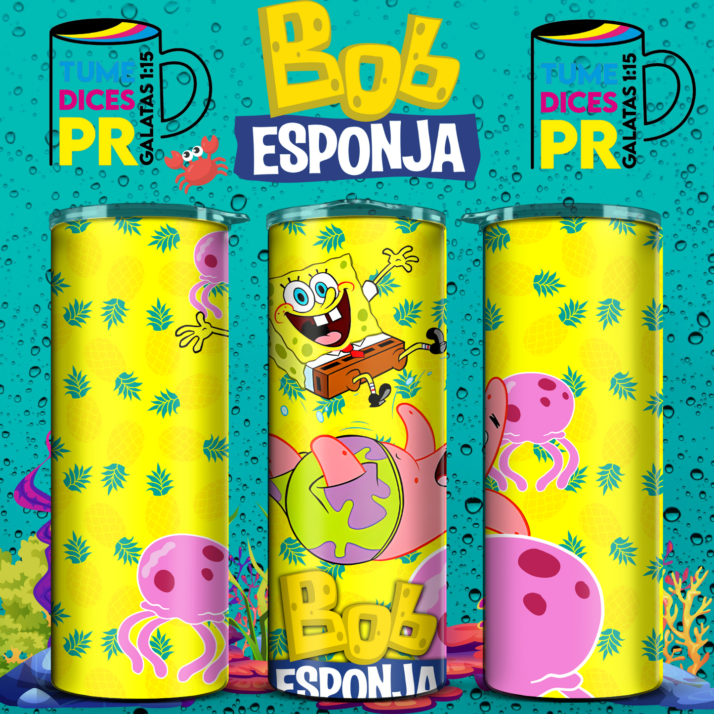 BOB ESPONJA Skinny Tumbler
