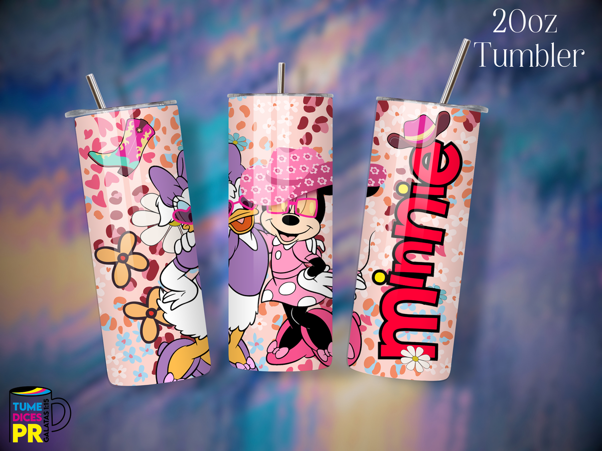 Tumbler Mundo Mágico 1 Skinny 20 oz | Personalizable | Mantiene frío y calor