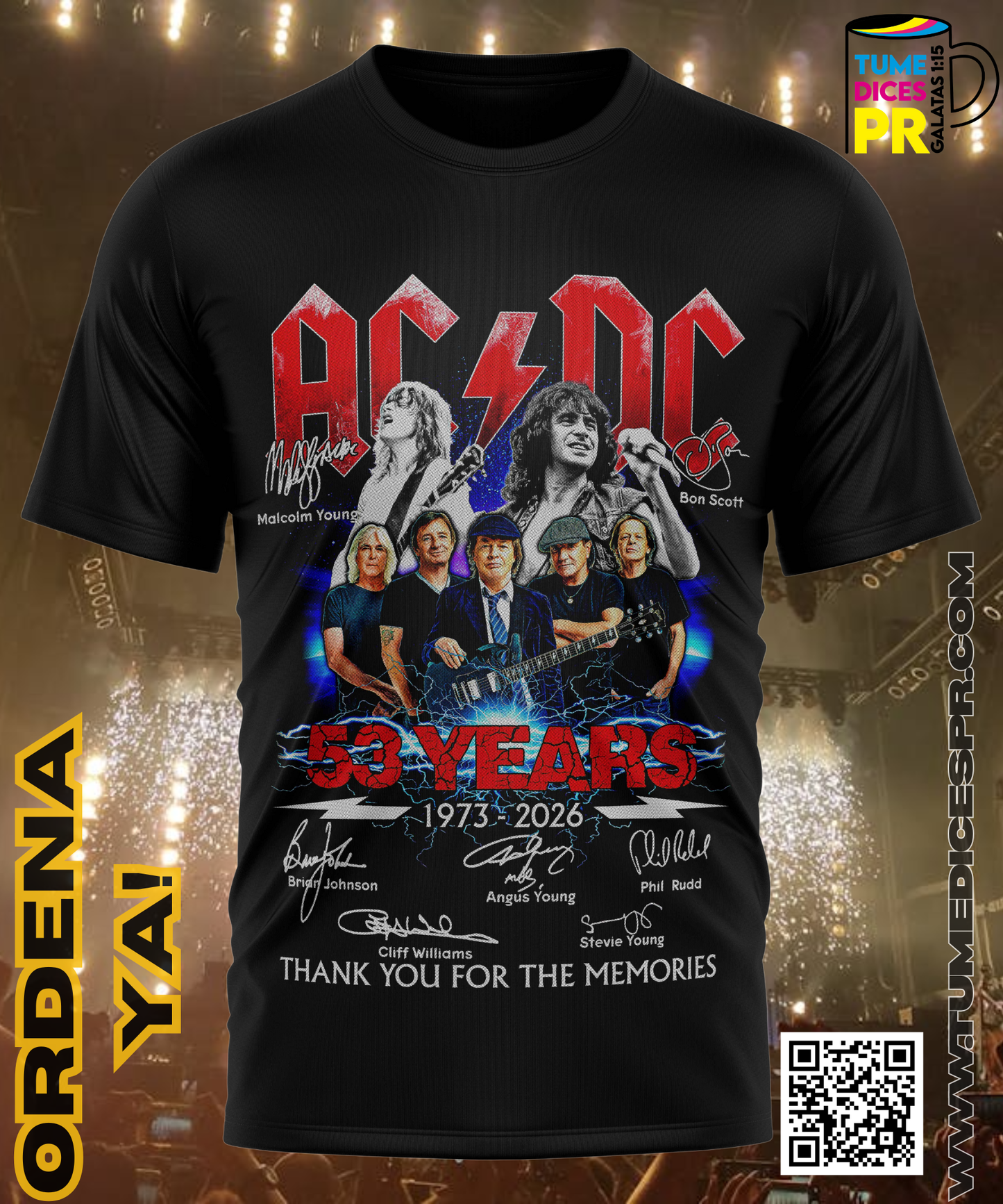 AC/DC Camisetas