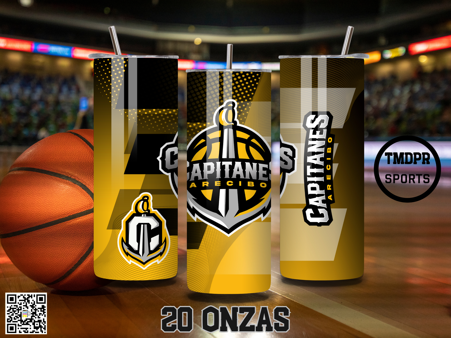 BSN Basketball Skinny Tumbler