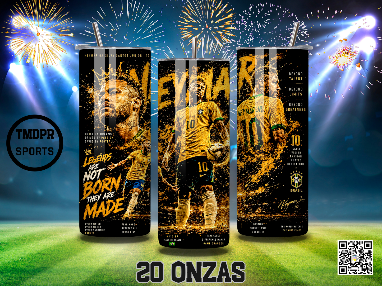 NEYMAR Skinny Tumbler