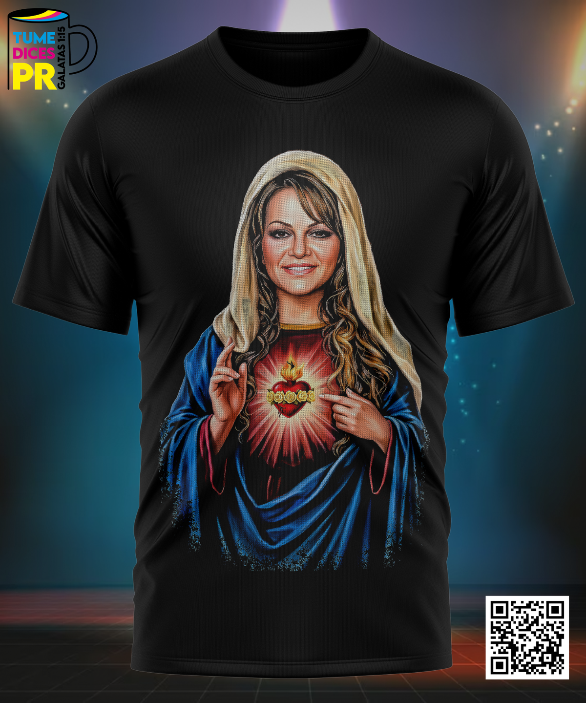 Camiseta JENNI RIVERA | Algodón y poliéster | Tallas S–XL