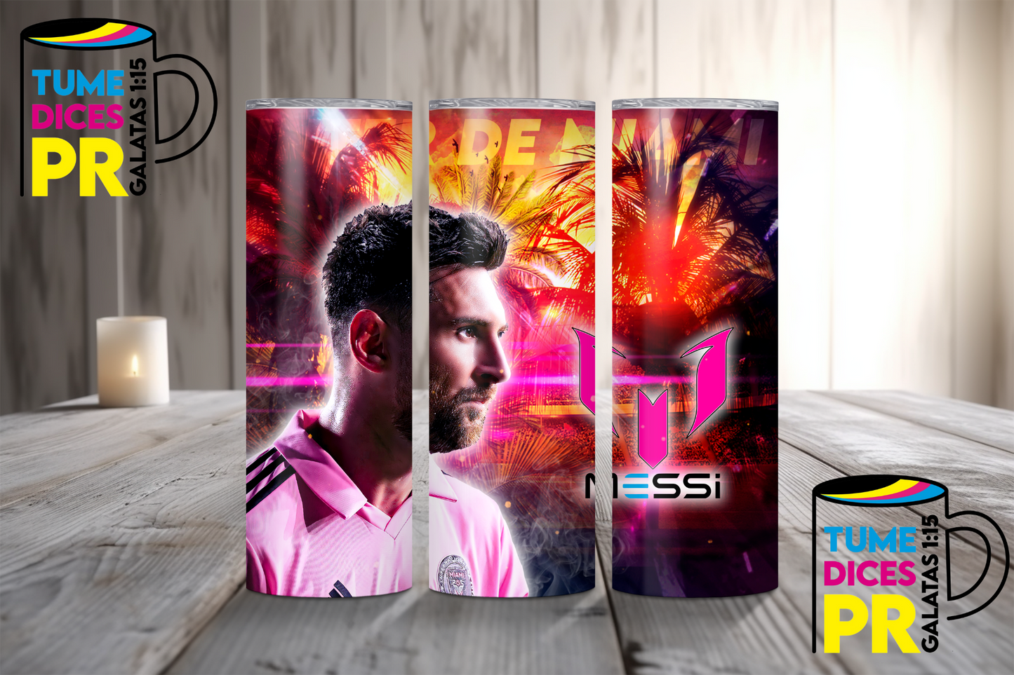 MESSI Skinny Tumbler