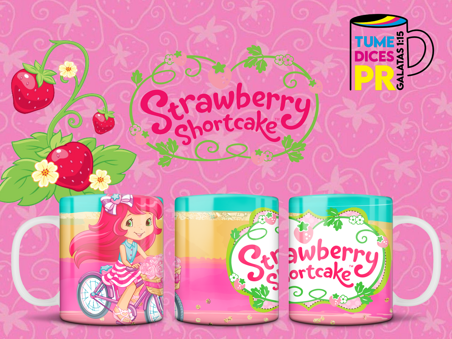 Taza Strawberry Shortcake