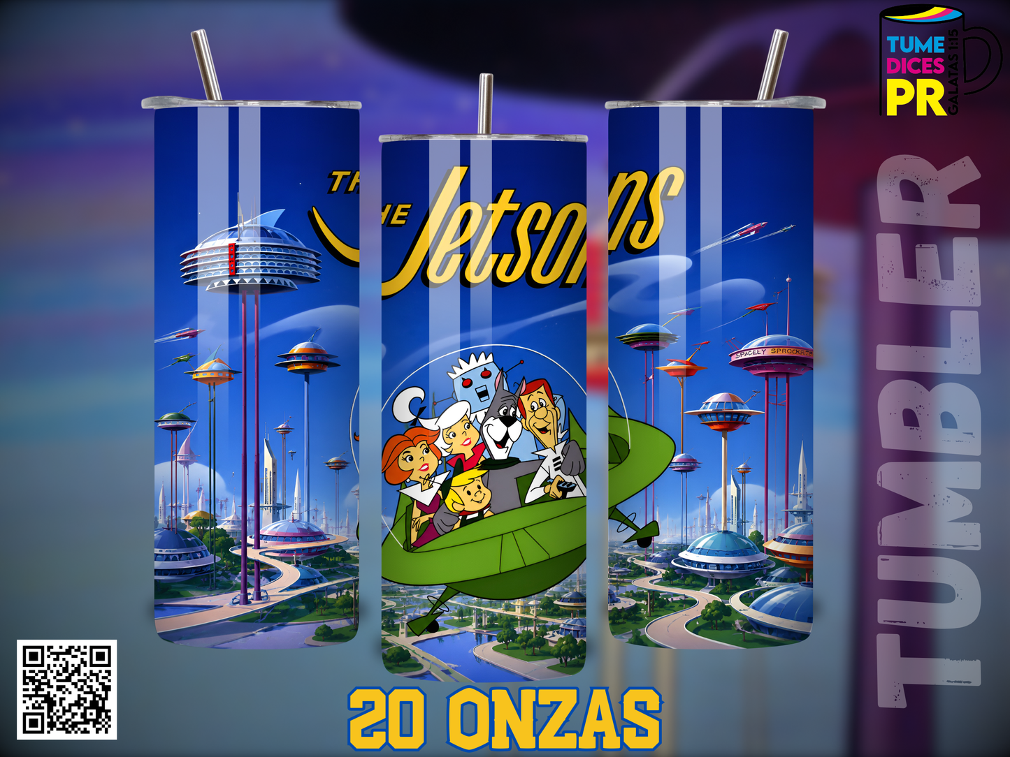 THE JETSONS Skinny Tumbler
