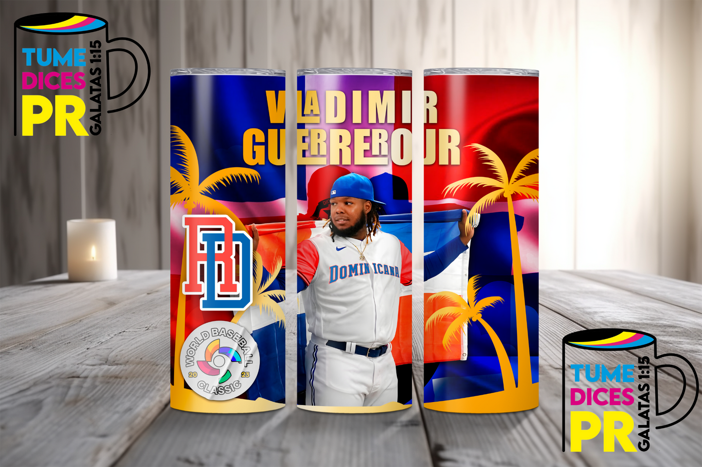 BASEBALL Skinny Tumbler