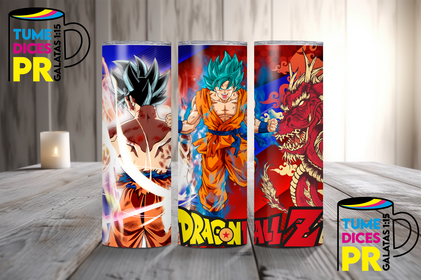 ANIME Skinny Tumbler