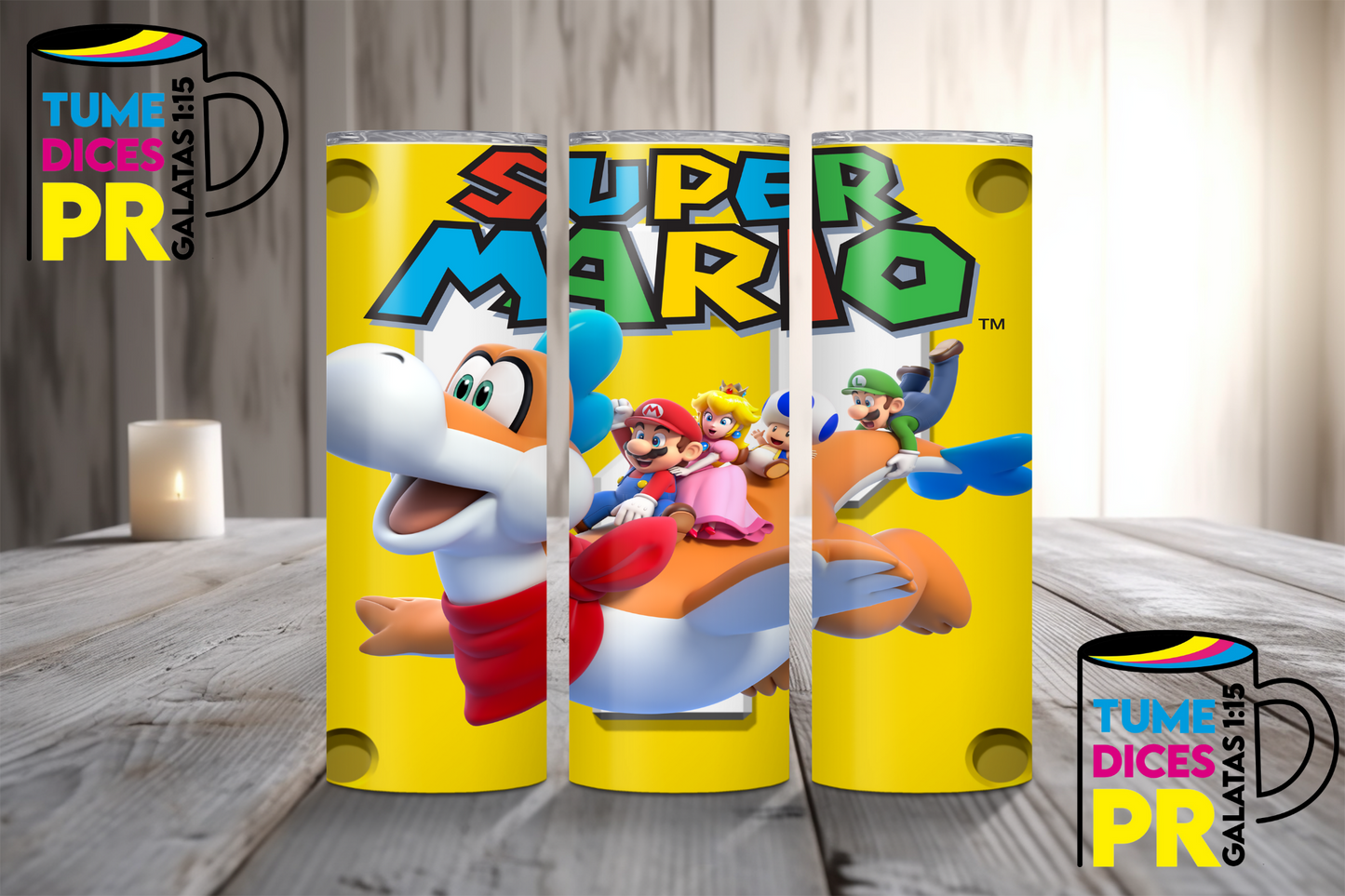 MARIO BROS Skinny Tumbler