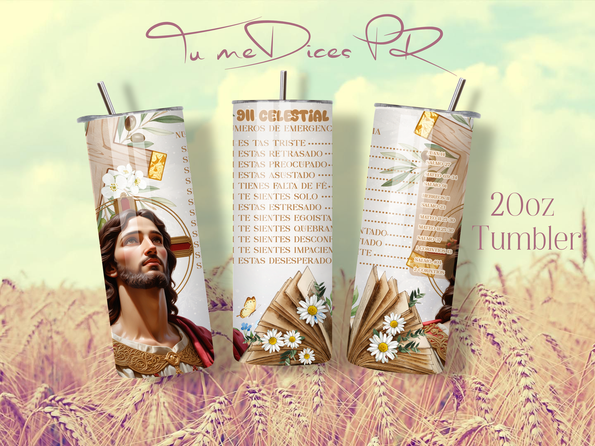 Tumbler Cristianos Skinny 20 oz | Personalizable | Mantiene frío y calor
