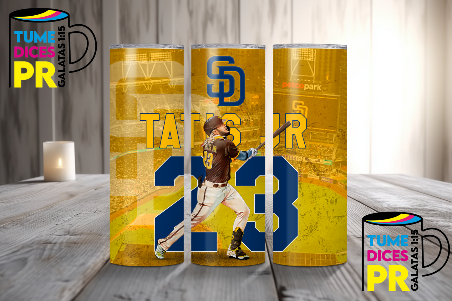 BASEBALL Skinny Tumbler
