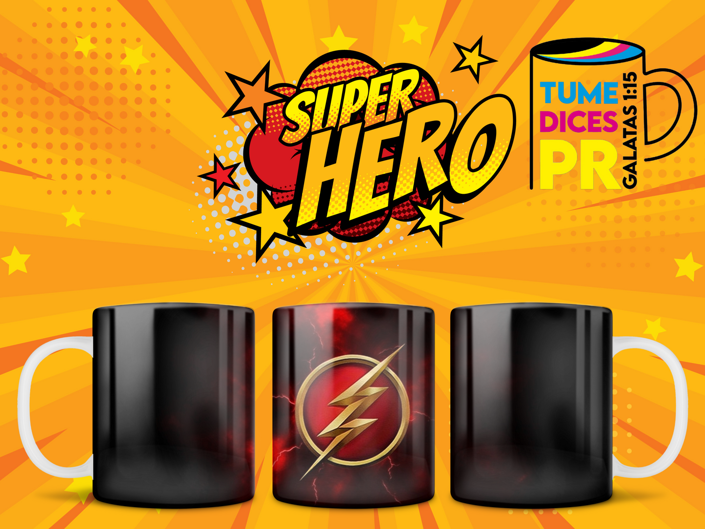 Taza Super Heroes
