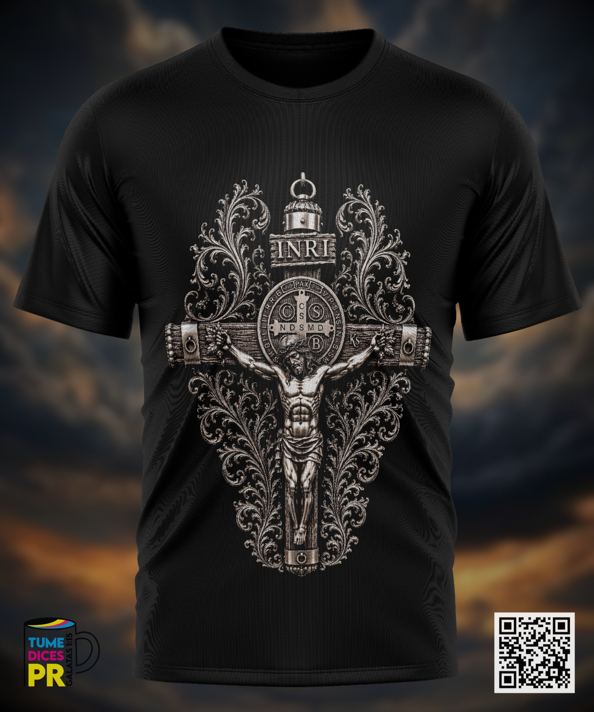 Camiseta JESUS | Algodón y poliéster | Tallas S–XL