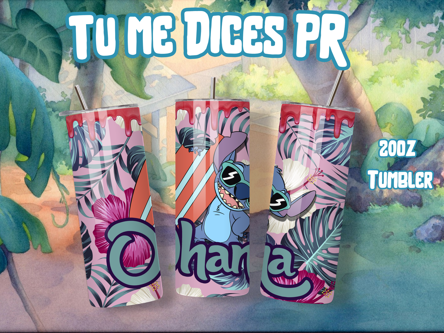 LILO & STITCH Skinny Tumbler