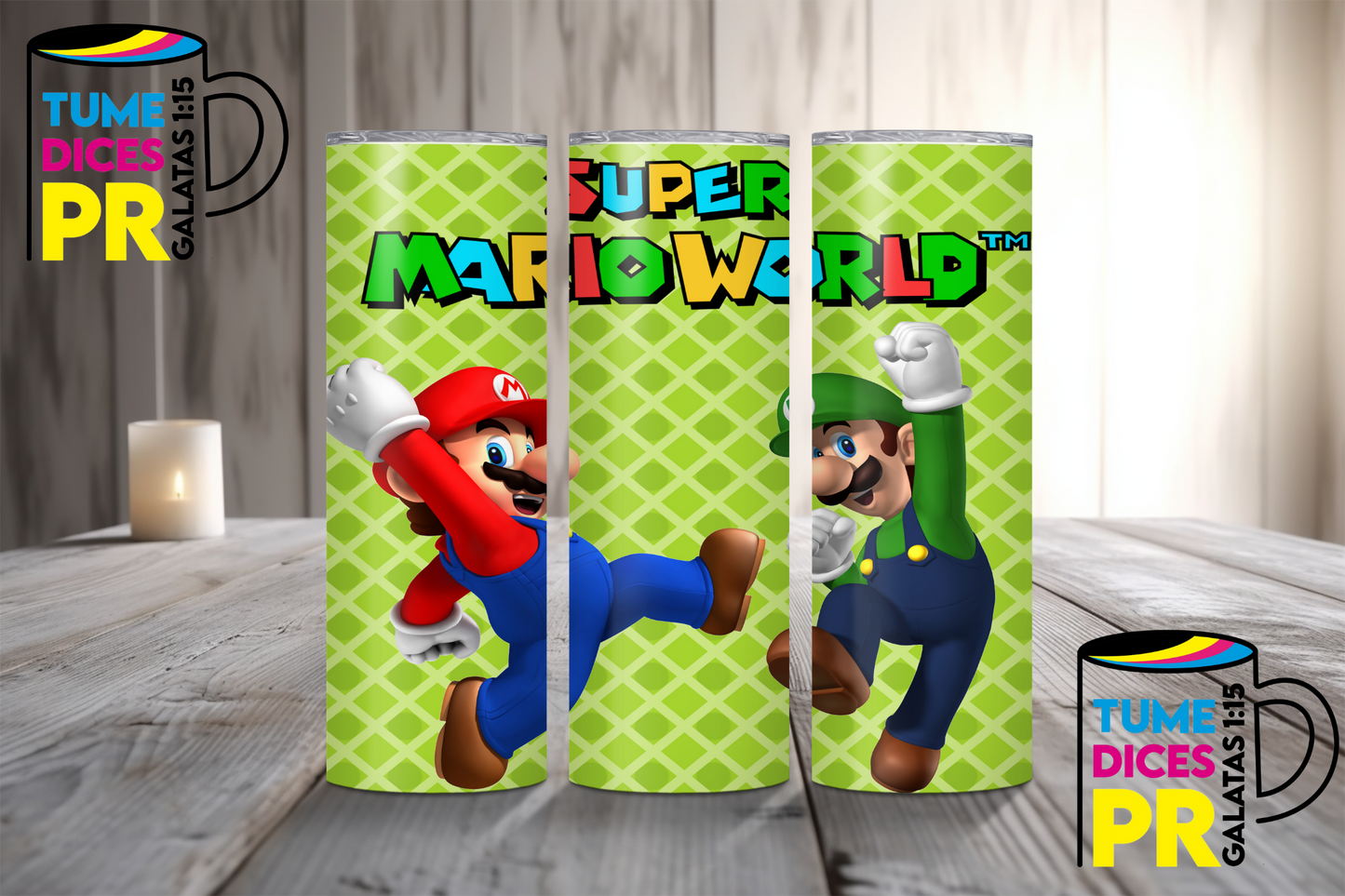 MARIO BROS Skinny Tumbler