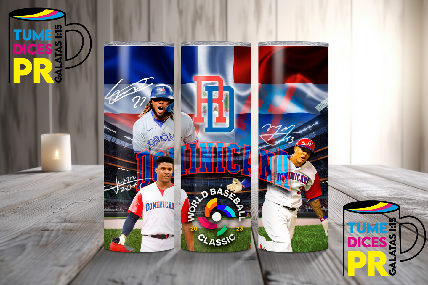 BASEBALL Skinny Tumbler