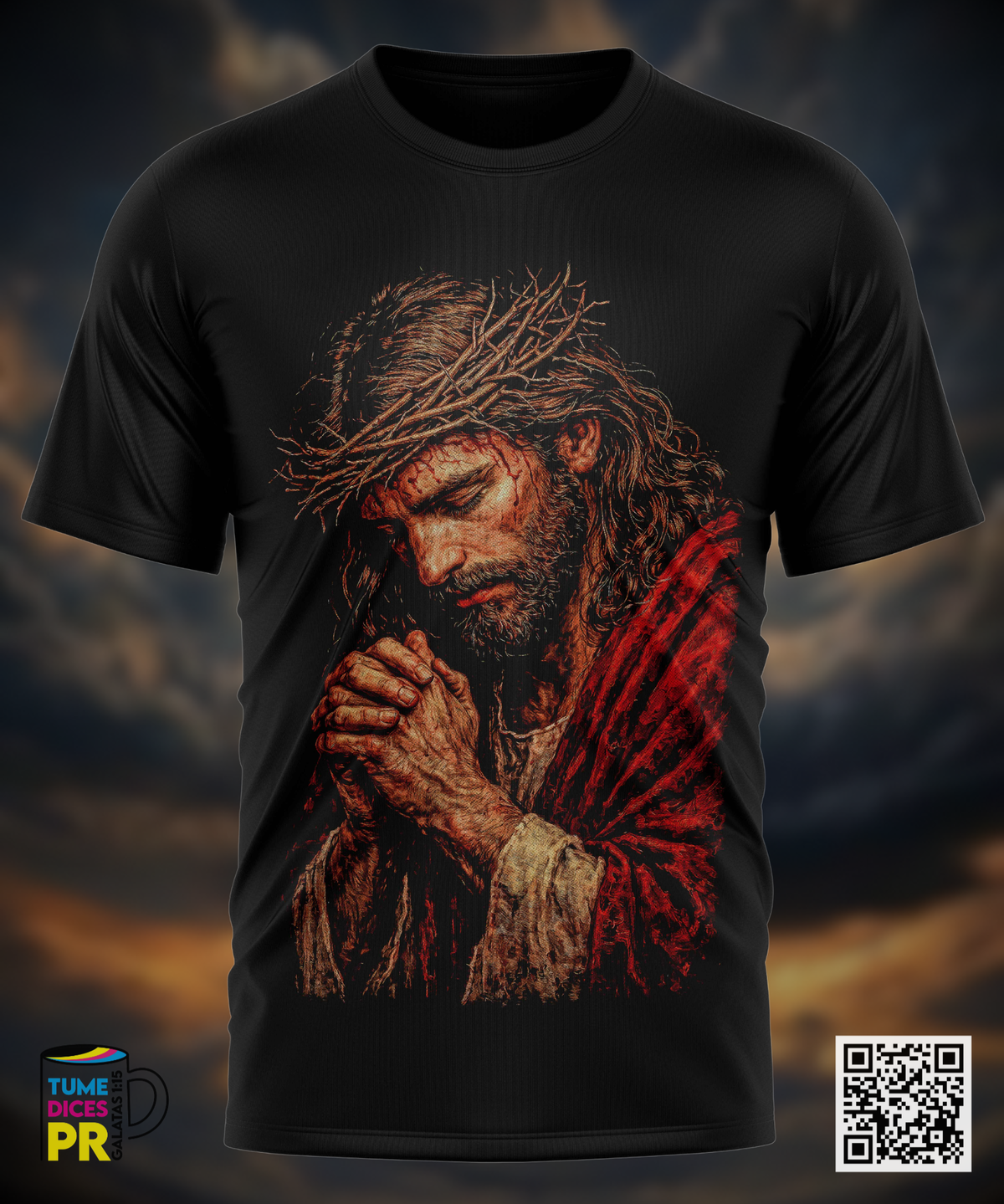 Camiseta JESUS | Algodón y poliéster | Tallas S–XL