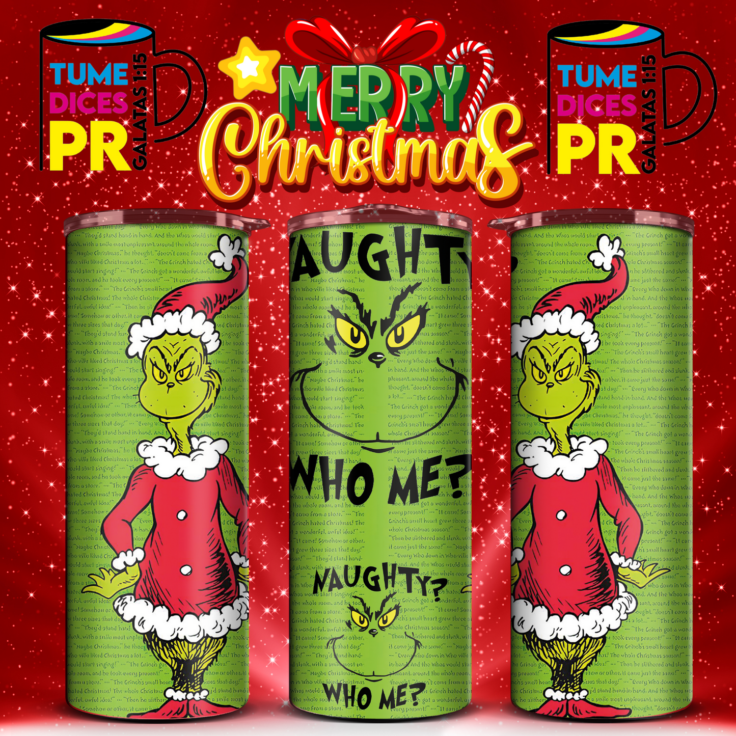 NAVIDAD 2 Skinny Tumbler