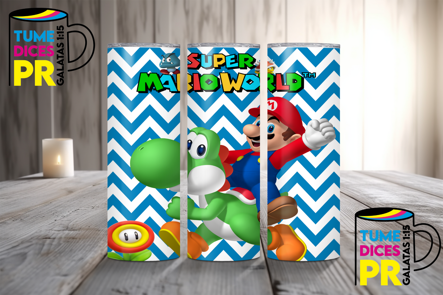 MARIO BROS Skinny Tumbler