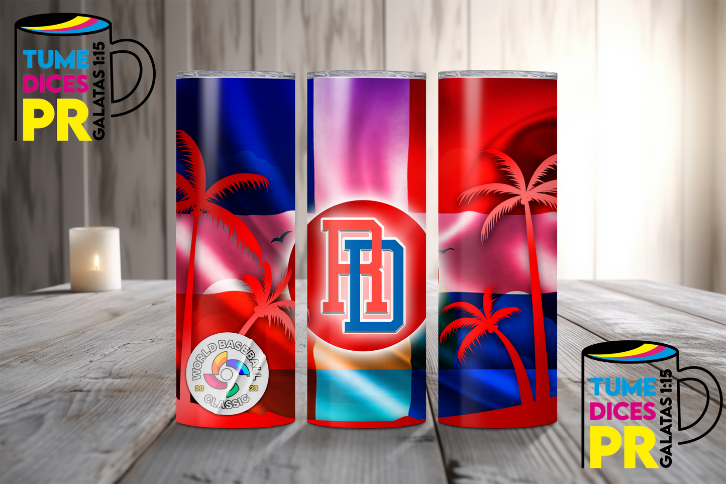 BASEBALL Skinny Tumbler