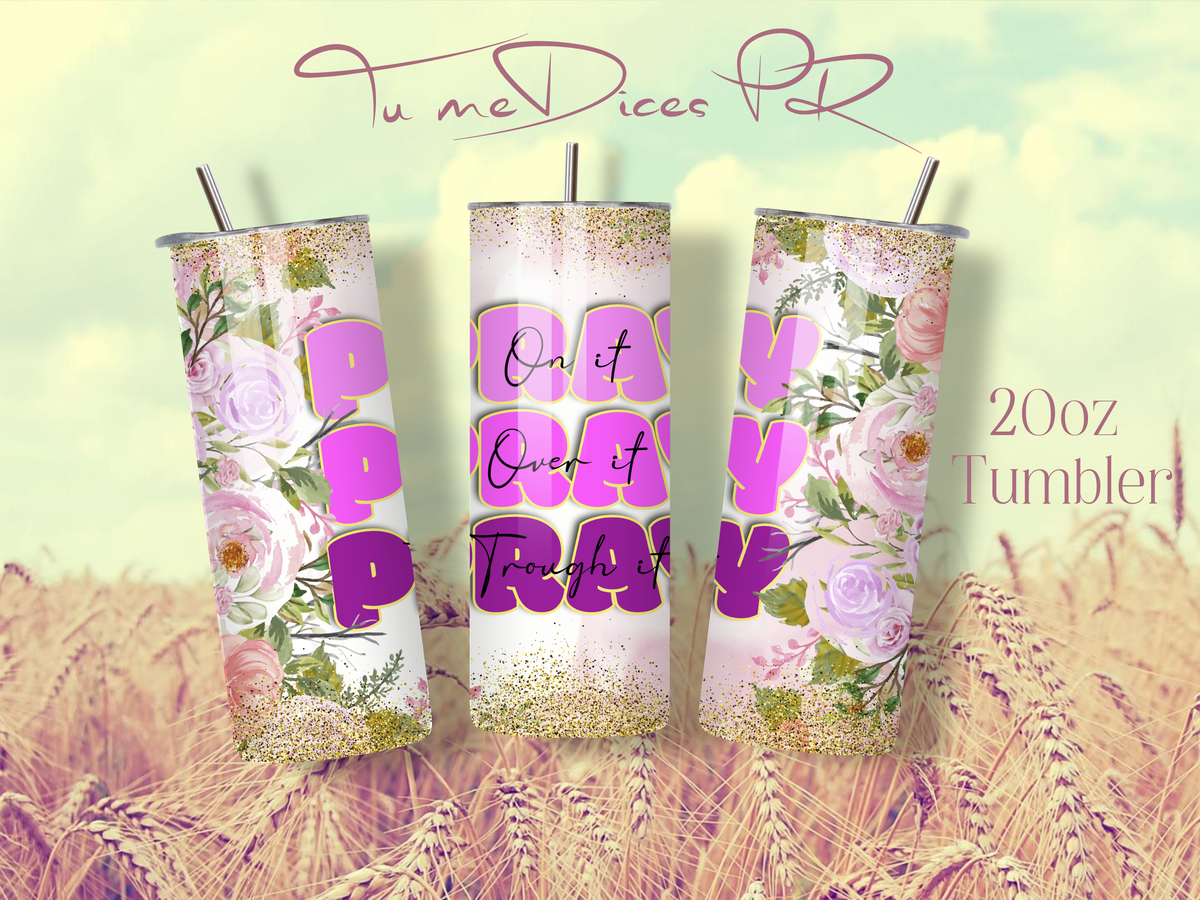 Tumbler Cristianos Skinny 20 oz | Personalizable | Mantiene frío y calor