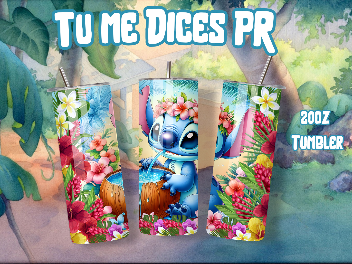 LILO & STITCH Skinny Tumbler
