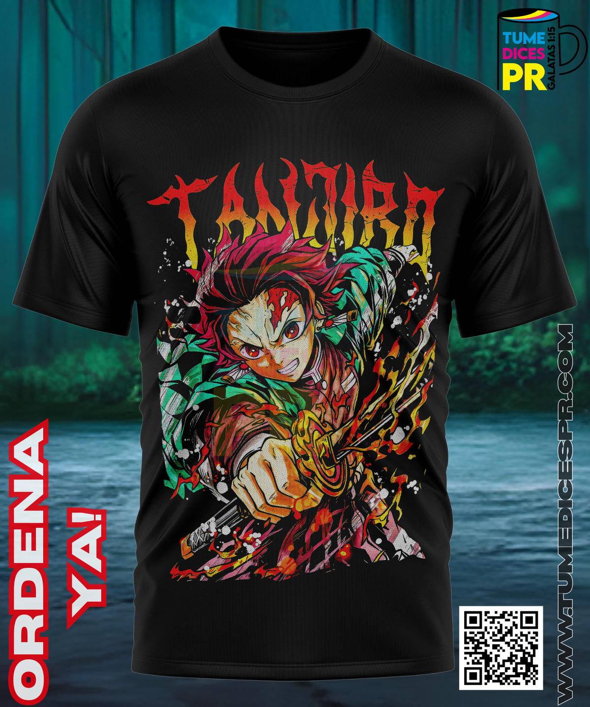 Camiseta DEMON SLAYER 2 | Algodón y poliéster | Tallas S–XL