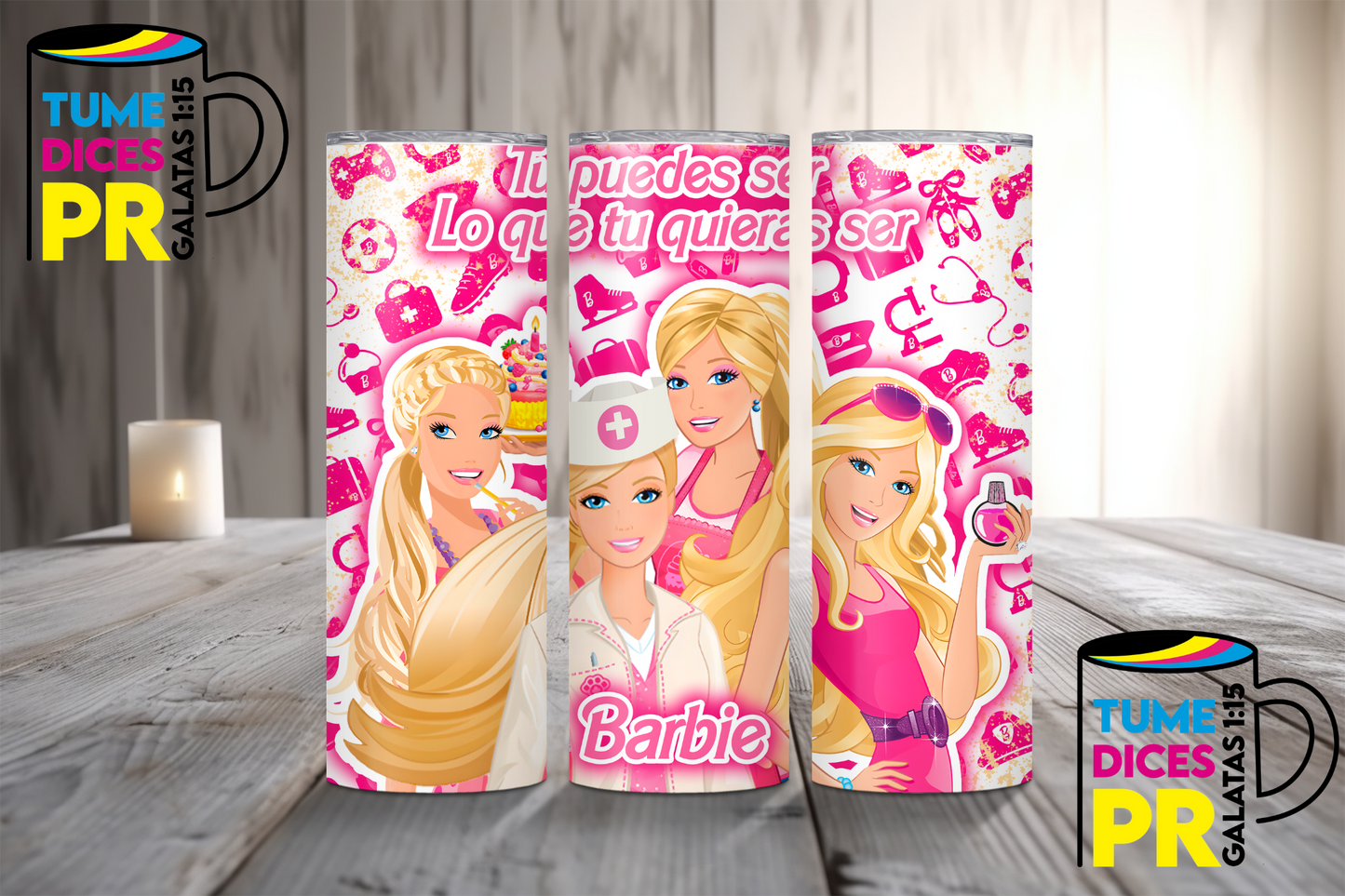 BARBIE Skinny Tumbler